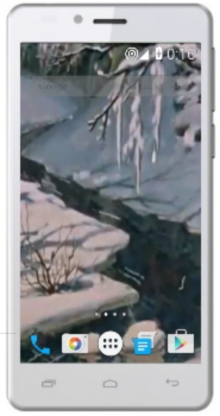 Ручеёк в Зимнем Лесу